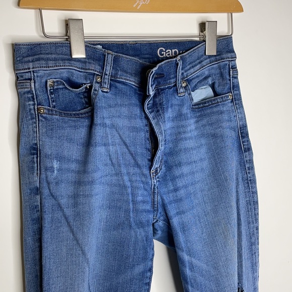 Slim Straight Ripped Jeans - Picture 3 of 5